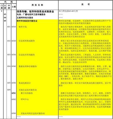 《國民經(jīng)濟行業(yè)分類》(GB/T 4754-2011)中的信息技術(shù)咨詢服務(wù)分類解析